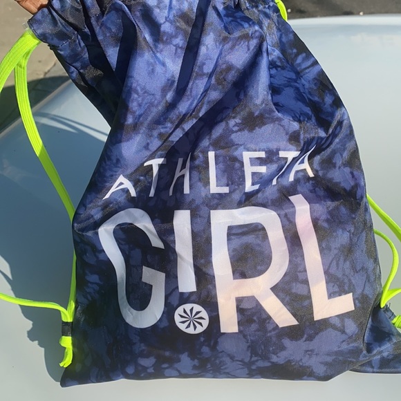 Althea tie dye backpack with green neon strap new - Picture 4 of 7